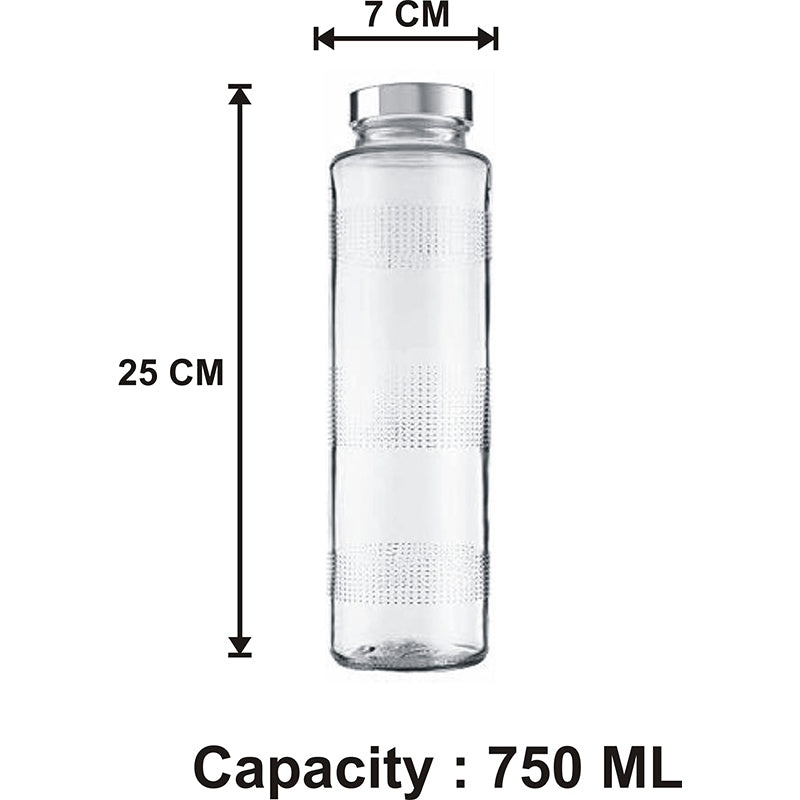 Bottle - Demetra Water Bottle (750 ML) - Set Of Four