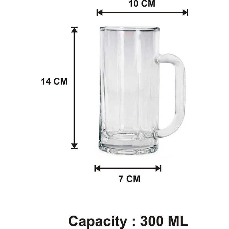 Beer Mug - Sterling Beer Mug (300 ML) - Set Of Four