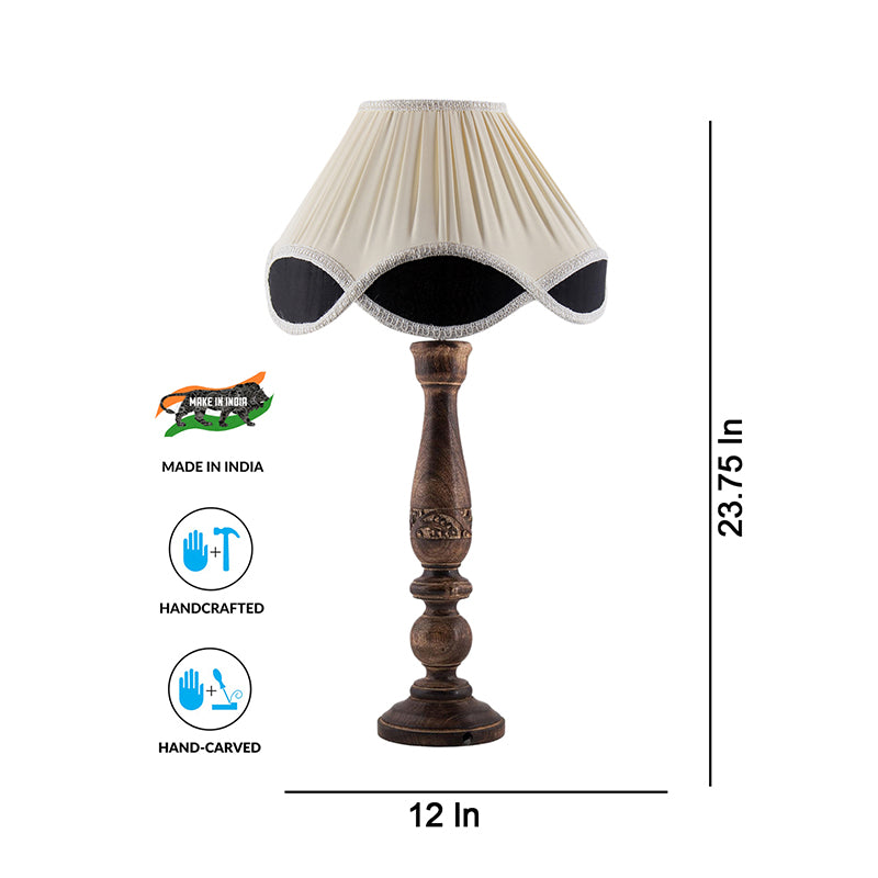 Table Lamp - Nihara Nima Wooden Table Lamp