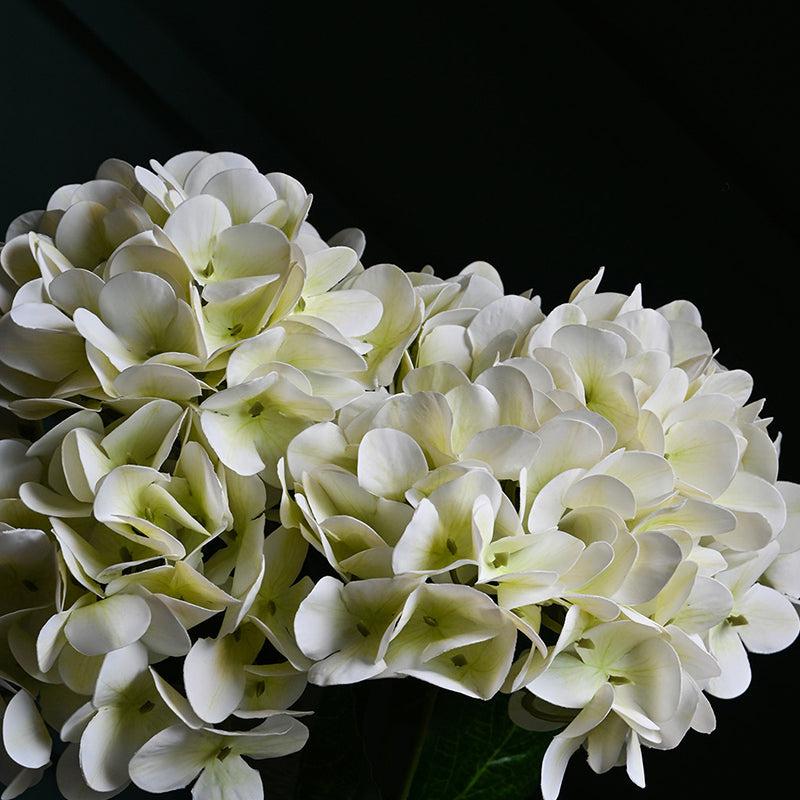 Buy Faux Everlasting Hydrangea Flower Stick - Off White Artificial Flowers from Vaaree