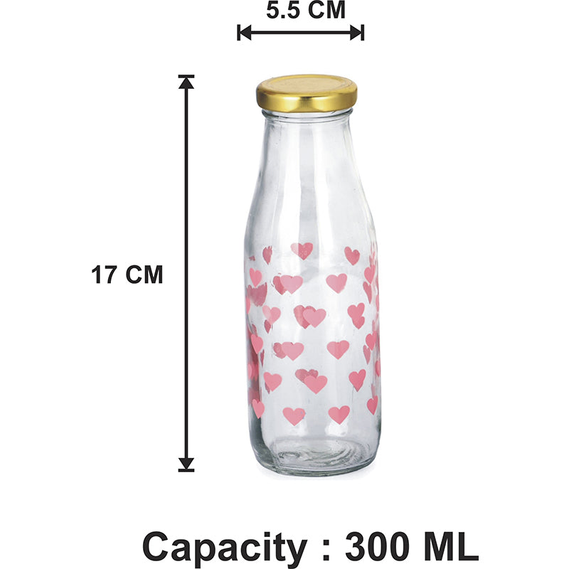 Bottle - Ledgo Milk Bottle (300 ML) - Set Of Eight