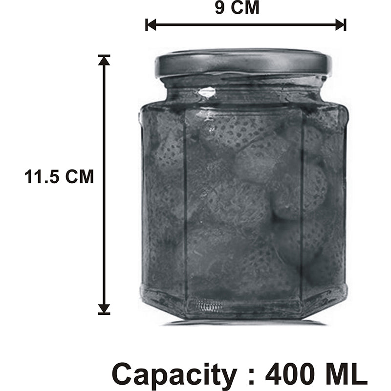 Jar - Arya Airtight Storage Jar (400 ML) - Set Of Two