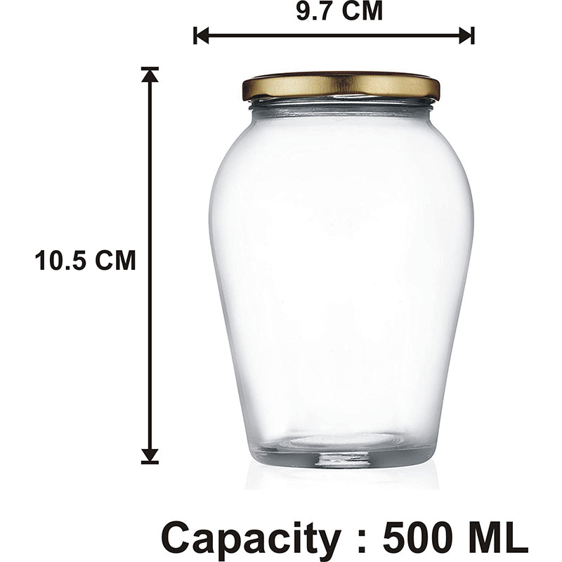 Jar - Arwen Airtight Storage Jar (500m ML) - Set Of Four