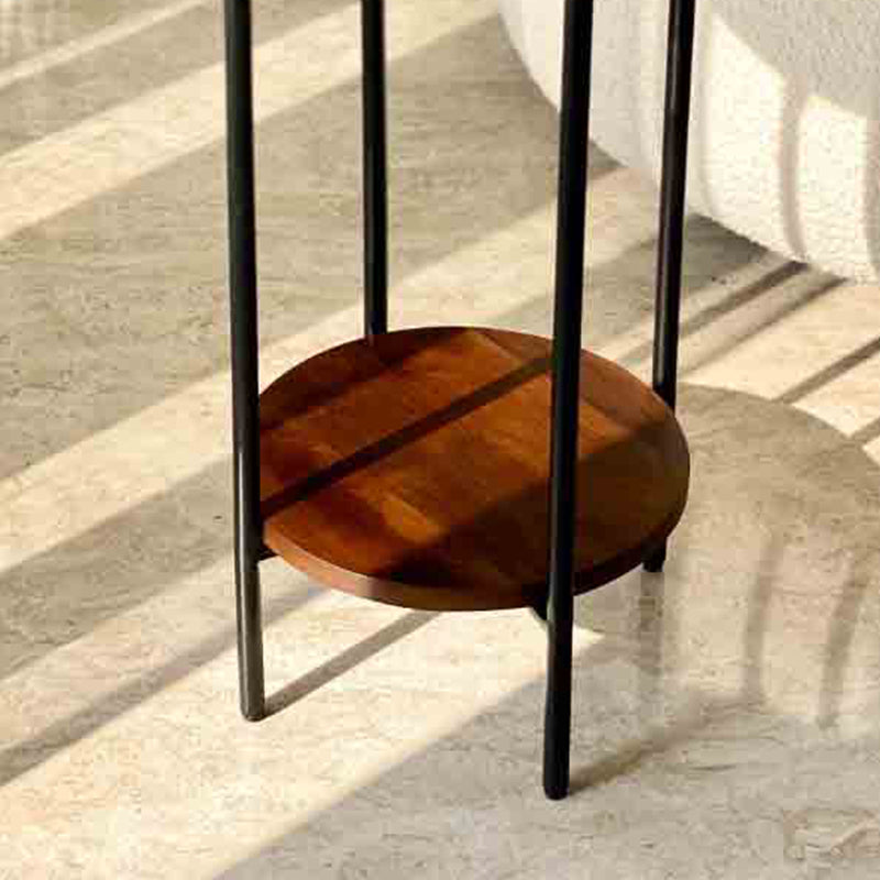 Buy Jivo Rattan Accent Table Side & Bedside Tables from Vaaree