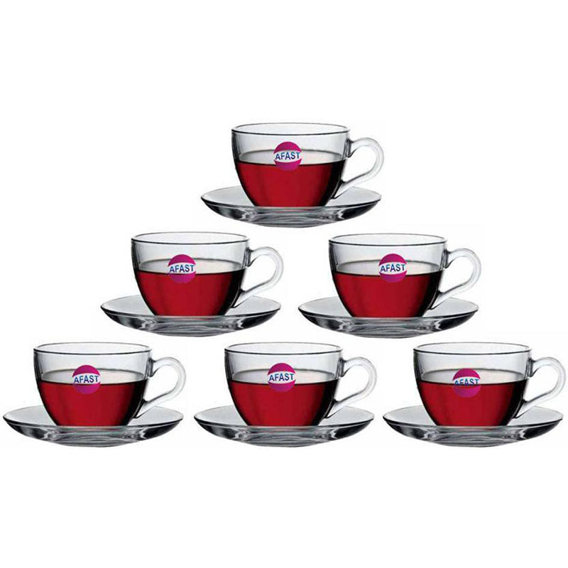 Tea Cup & Saucer - Willian Cup & Saucer (150 ML) - Twelve Piece Set