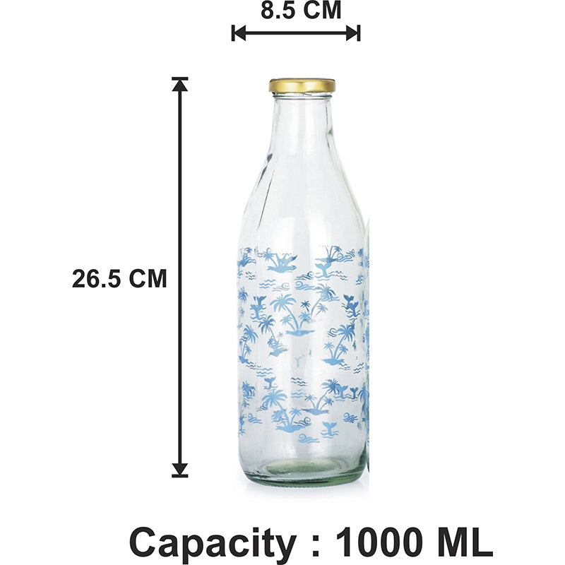 Bottle - Ellia Milk Bottle (1000 ML) - Set Of Eight