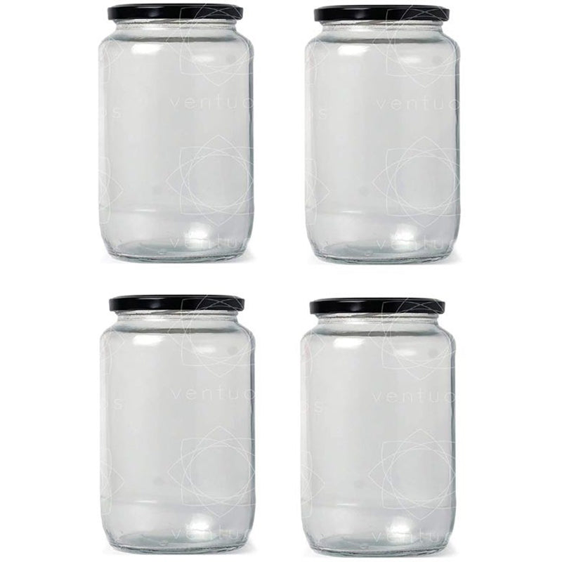 Jar - Nuala Airtight Storage Jar ( 1000 ML) - Set Of Four