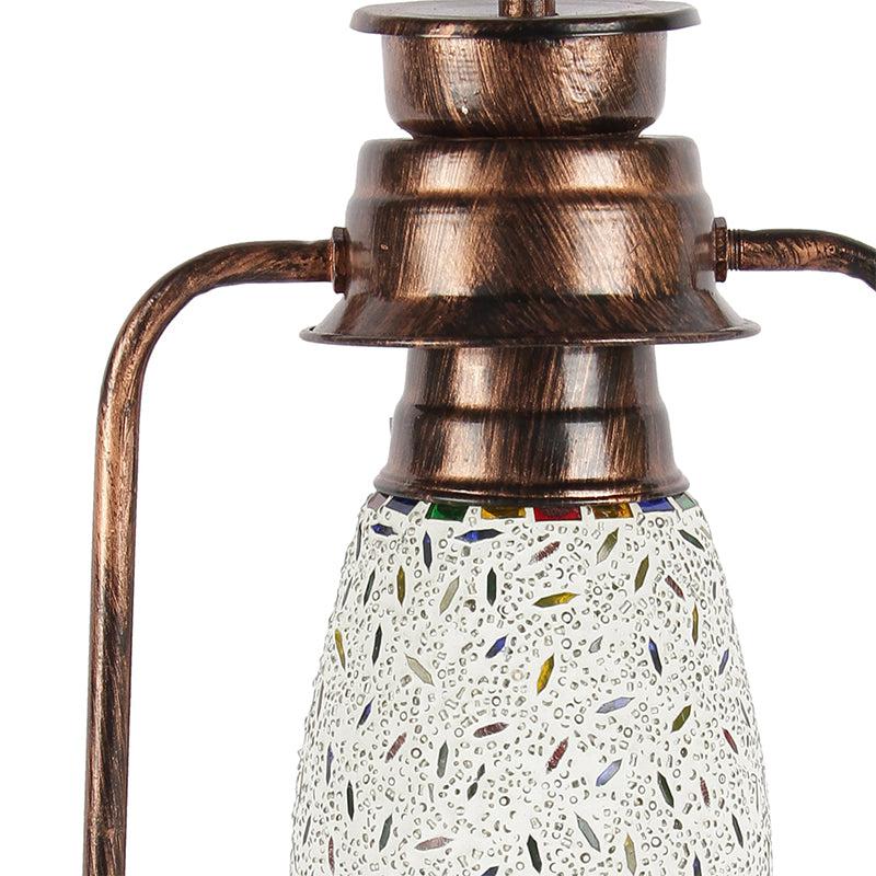 Buy Siera Mosaic Lantern Table Lamp - Copper Table Lamp from Vaaree