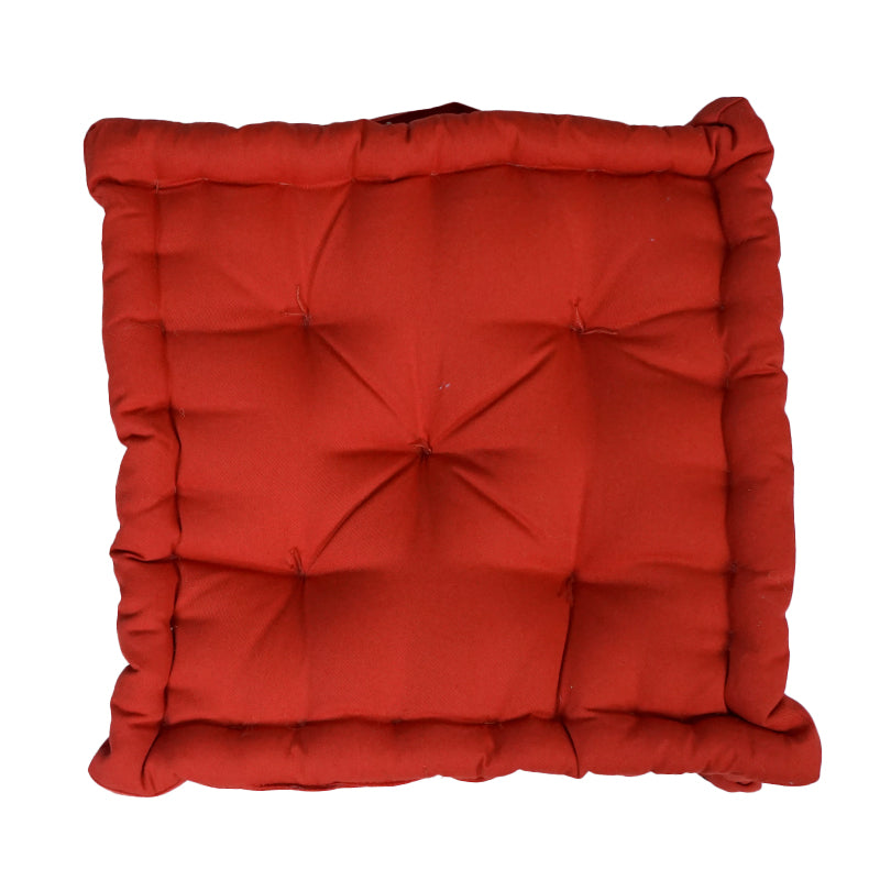 Buy Arda Leopard Print Floor Cushion - Red Floor Cushions from Vaaree