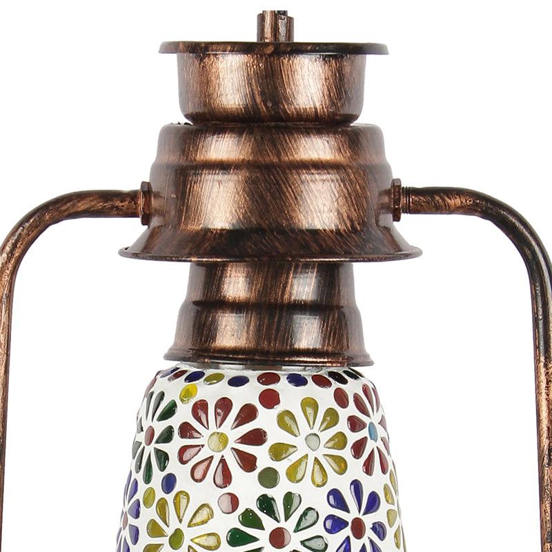 Buy Madhura Mosaic Lantern Wall Lamp - Copper Wall Lamp from Vaaree