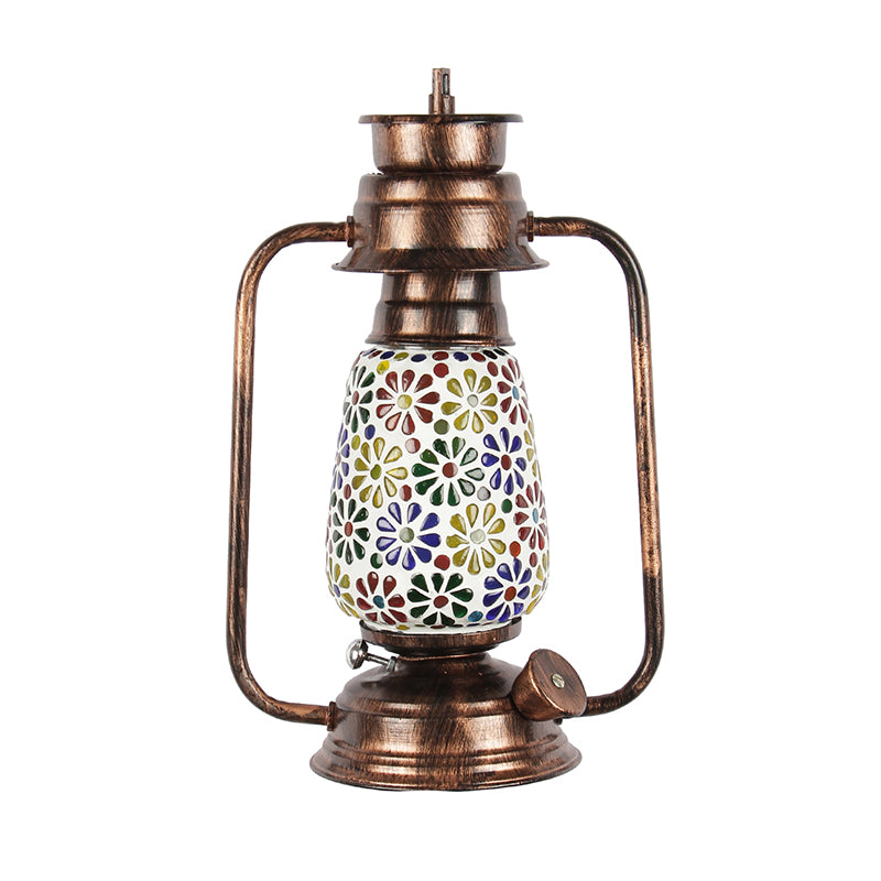 Buy Madhura Mosaic Lantern Wall Lamp - Copper Wall Lamp from Vaaree