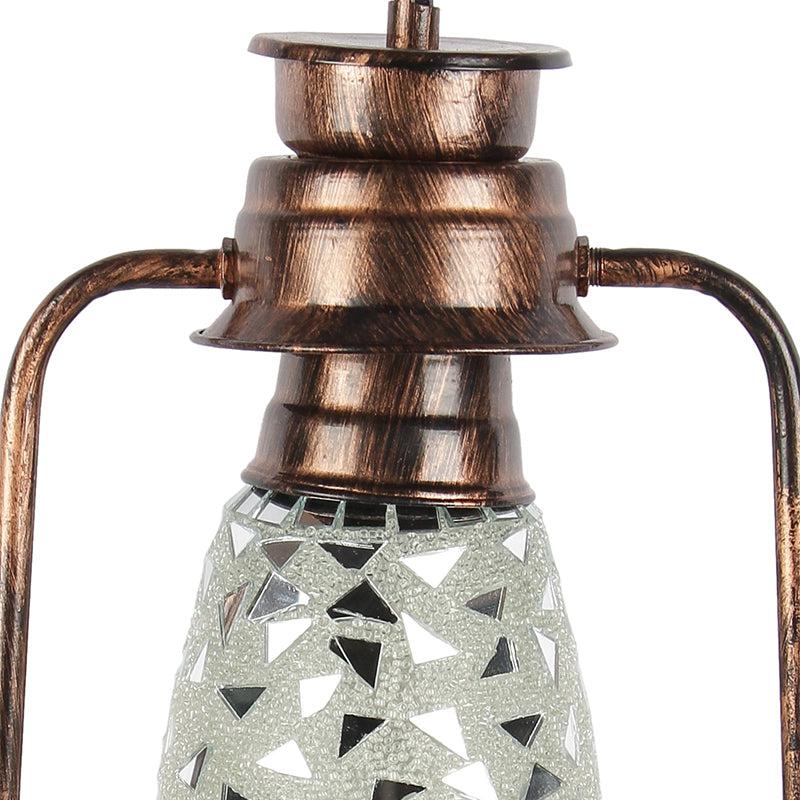 Buy Dvija Mosaic Lantern Wall Lamp - Copper Wall Lamp from Vaaree