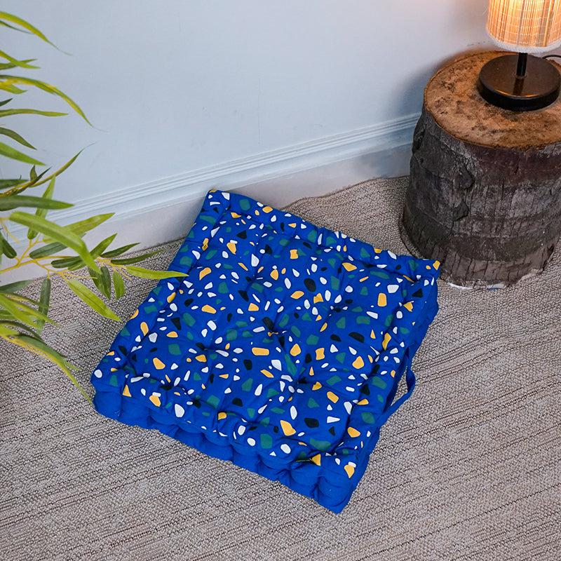 Buy Narnia Floor Cushion - Blue Floor Cushions from Vaaree