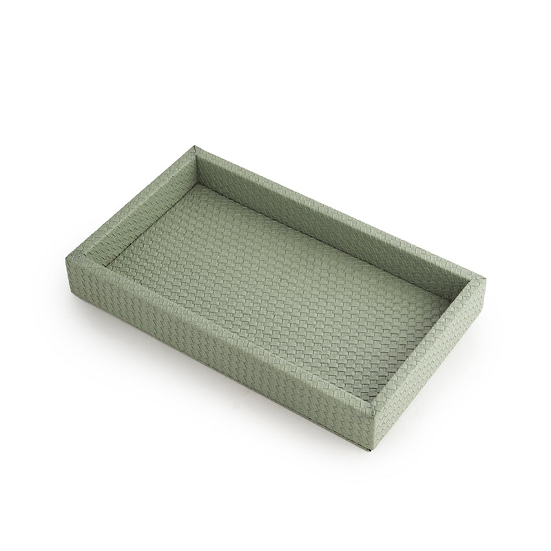 Serving Tray - Warda Vegan Leather Serving Tray - Green