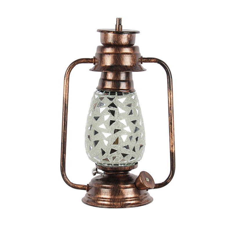 Buy Dvija Mosaic Lantern Wall Lamp - Copper Wall Lamp from Vaaree