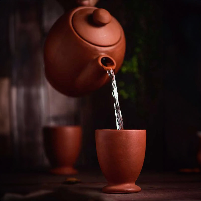 Buy Eisha Terracotta Teapot - 300 ML Tea Pot from Vaaree