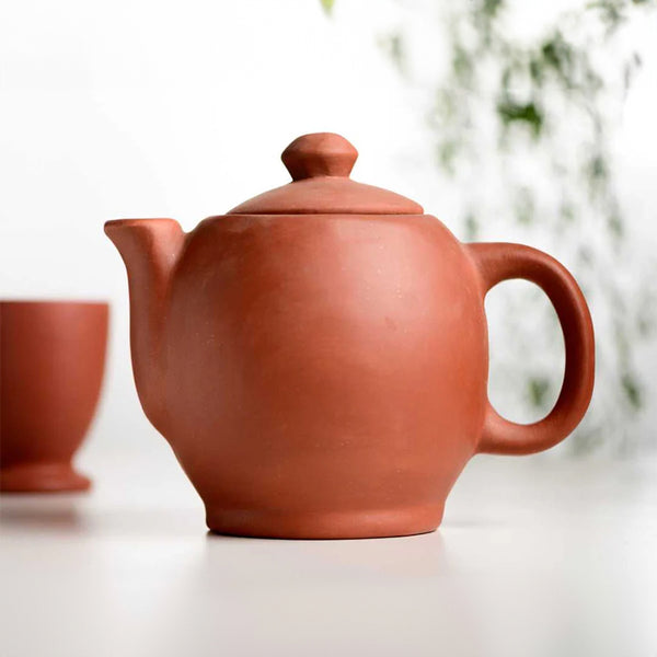 Buy Eisha Terracotta Teapot - 300 ML Tea Pot from Vaaree