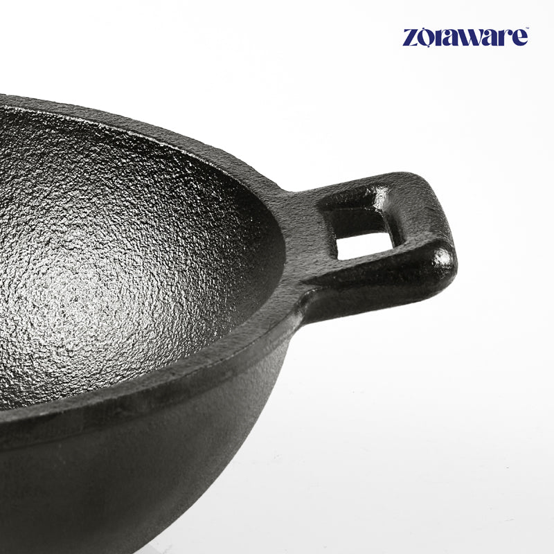 Buy Zoraware Cast Iron Kadhai- 25 CM Kadhai from Vaaree