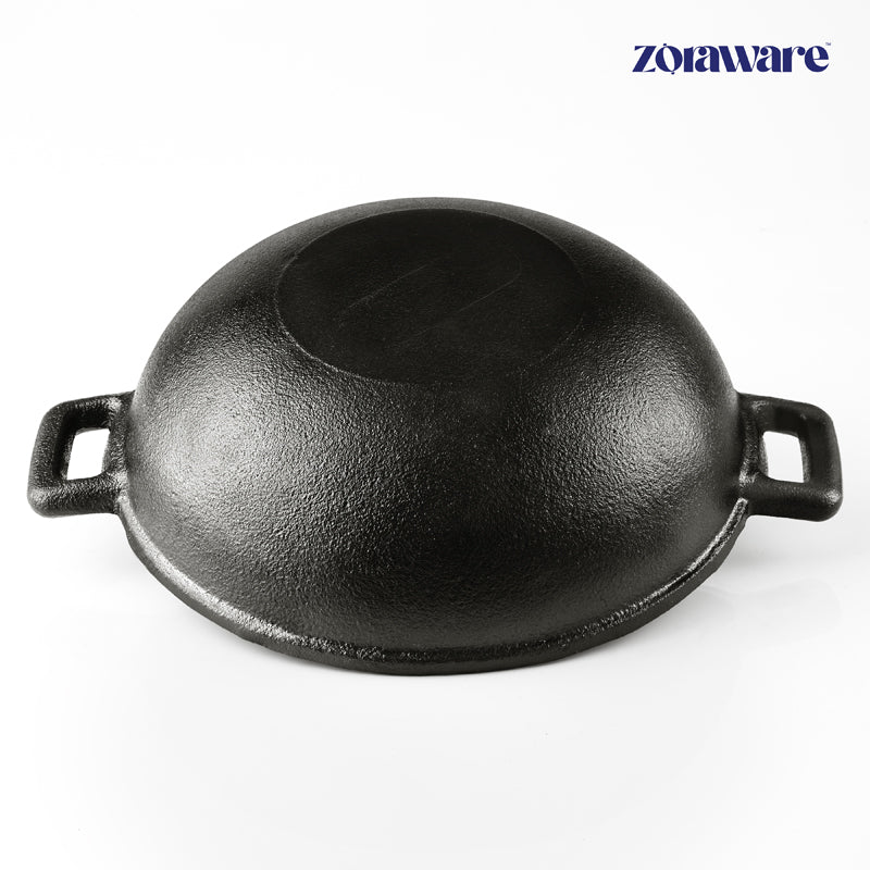 Buy Zoraware Cast Iron Kadhai- 25 CM Kadhai from Vaaree