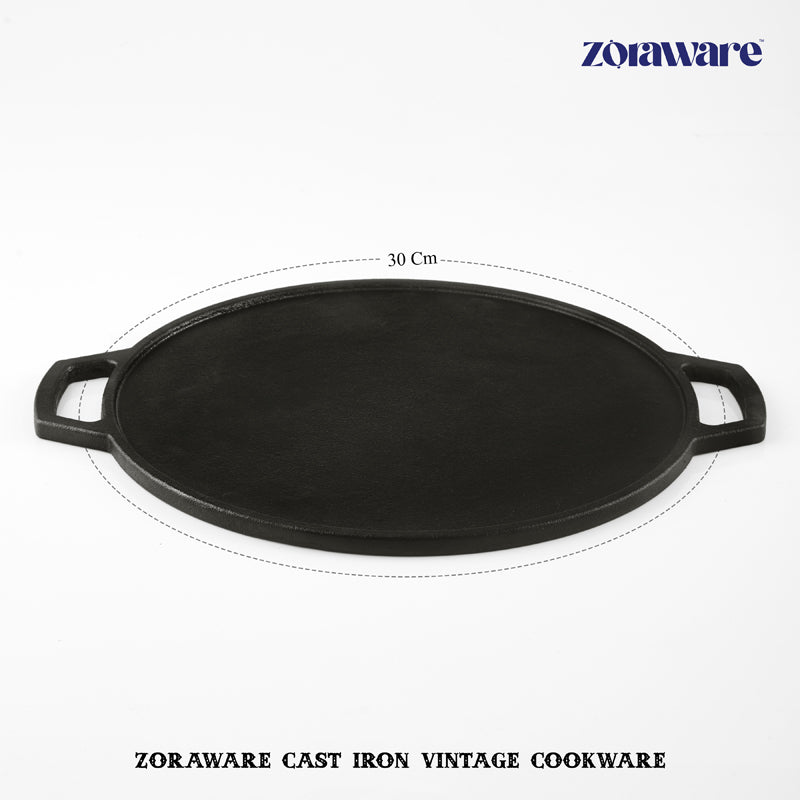 Buy Zoraware Cast Iron Dosa Tawa- 11 Inches Dosa Tawa from Vaaree