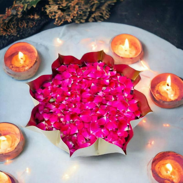 Buy Decorative Lotus Urli Online in India | Urali on Vaaree