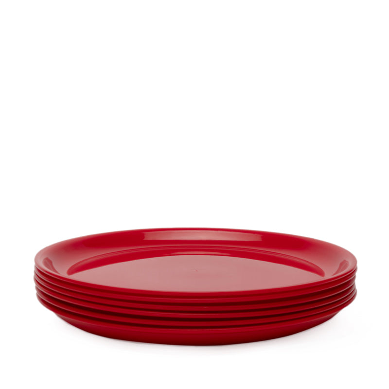 Buy Mihaya Red Dinner Set (400 ml) - 24 Piece Set Dinner Set from Vaaree