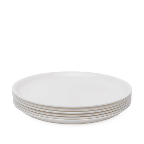 Buy Mihaya Quarter Plate (White) - Set Of Six Quarter Plate from Vaaree