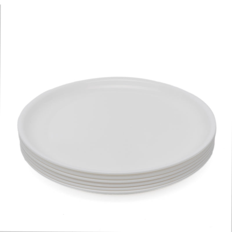 Buy Mihaya Quarter Plate (White) - Set Of Six Quarter Plate from Vaaree