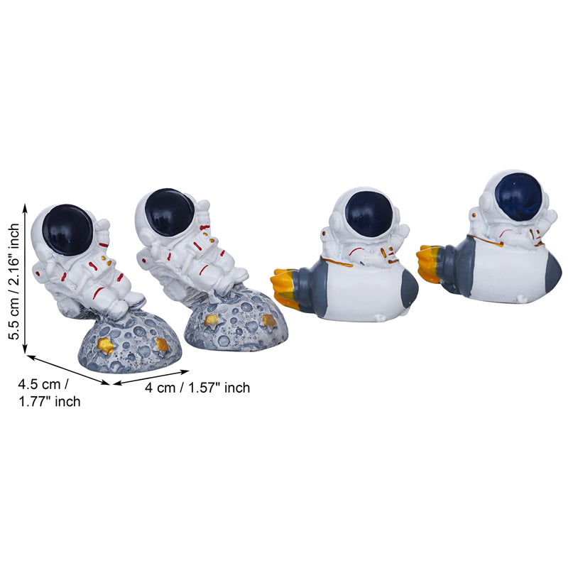 Showpieces - Astronaut Fun Showpiece - Set Of Four