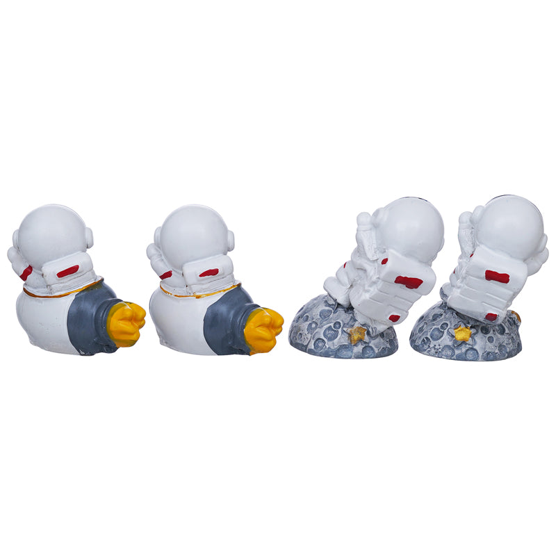 Showpieces - Astronaut Fun Showpiece - Set Of Four