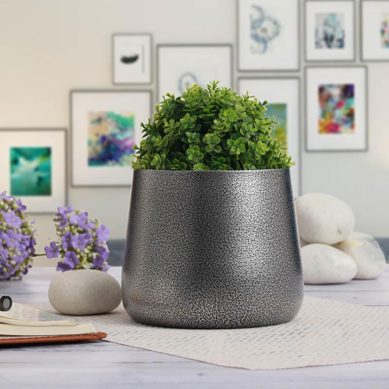 Buy Nita Handcrafted Planter - Silver Pots & Planters from Vaaree