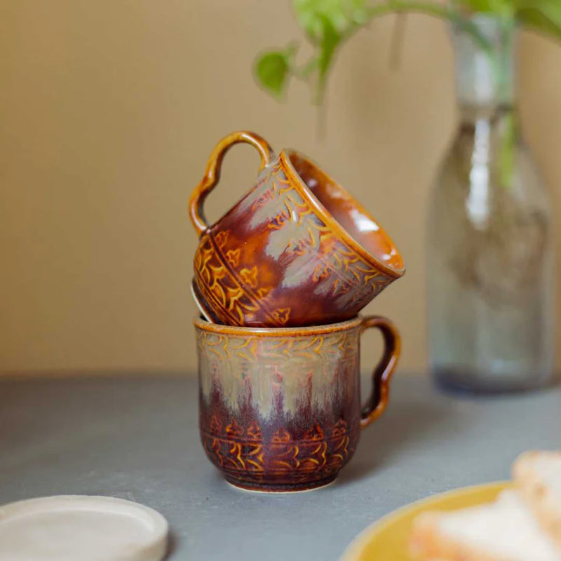 Buy Sragen Handmade Mug - 400 ML Mug & Tea Cup from Vaaree