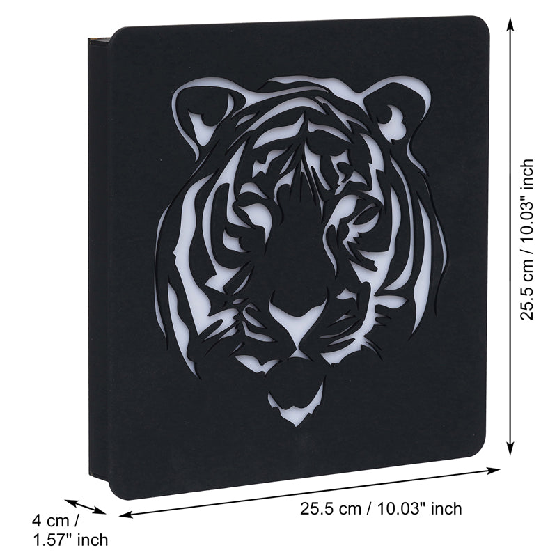 Wall Lamp - Tiger Face Wooden LED Wall Lamp