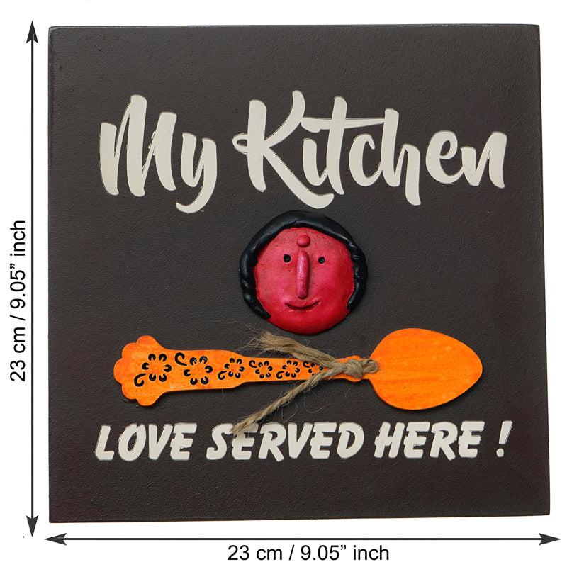 Buy Love Served Here Wall Accent Wall Accents from Vaaree