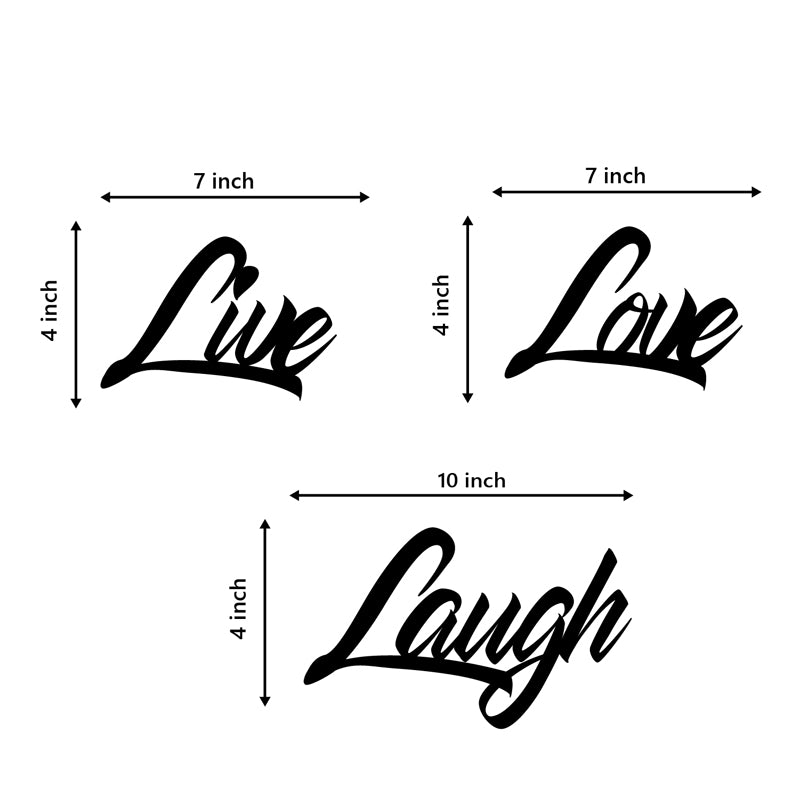 Wall Accents - Rules Of Life Typography Wall Art