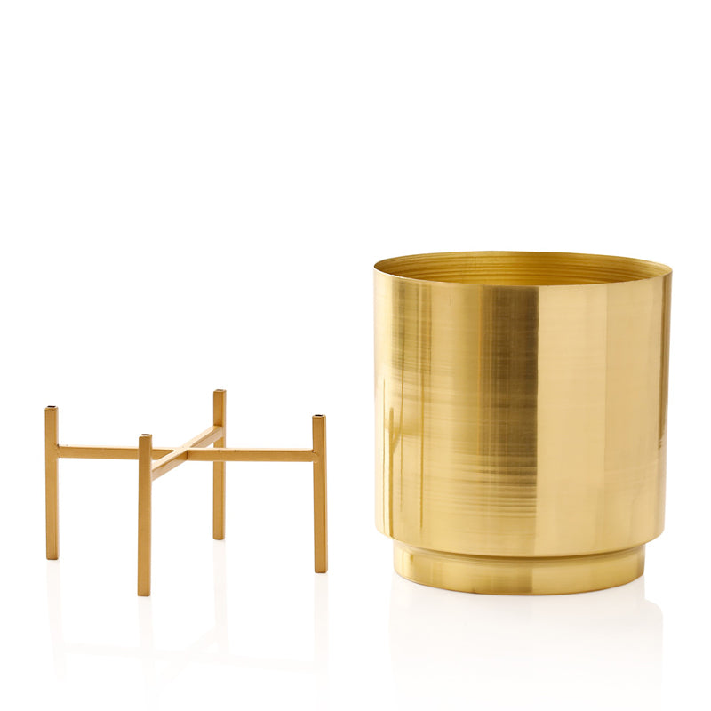 Buy Vida Ember Planter - Gold Pots & Planters from Vaaree