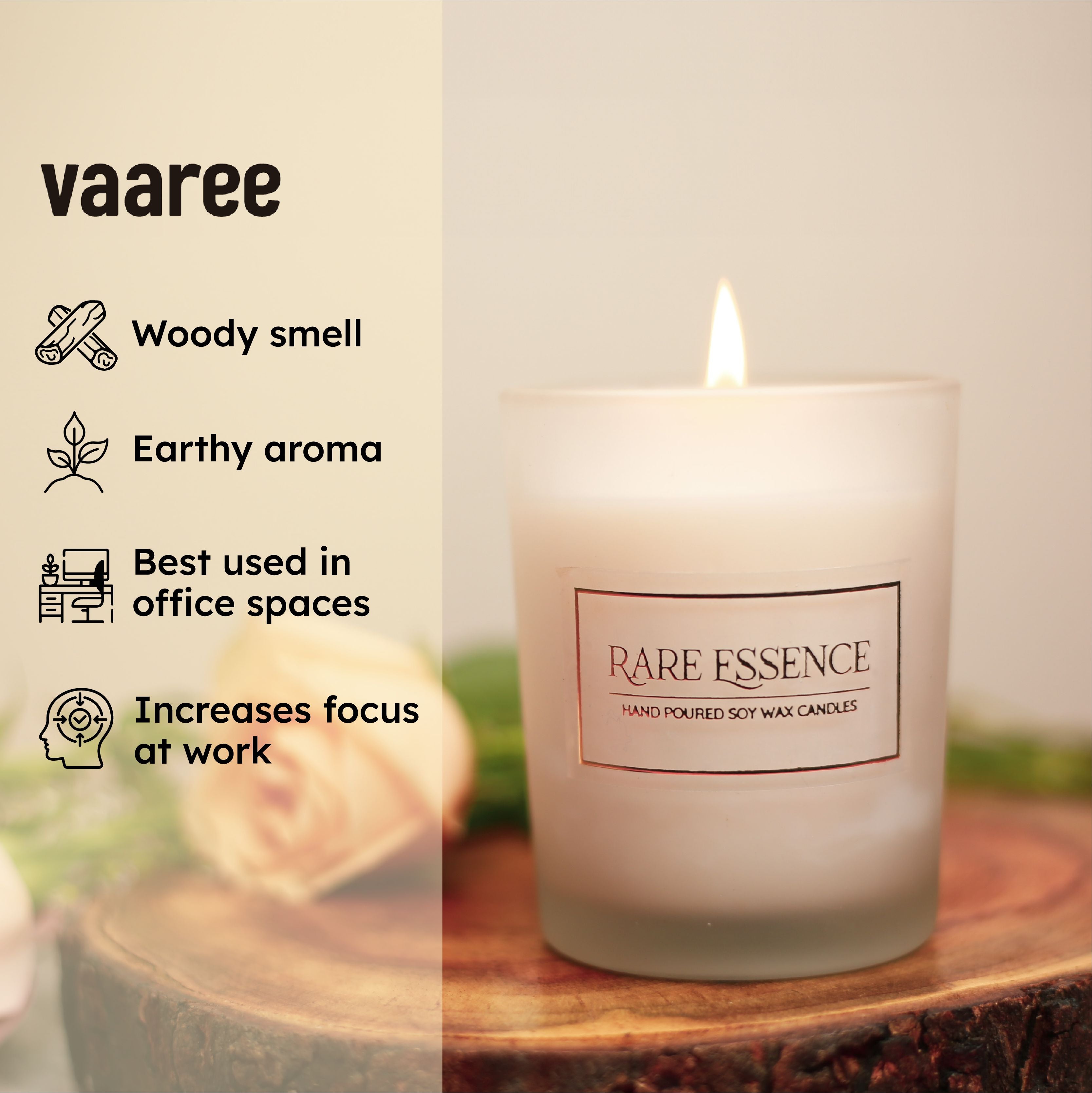 Buy Cecily Jar Candle - Woody Notes Candles from Vaaree