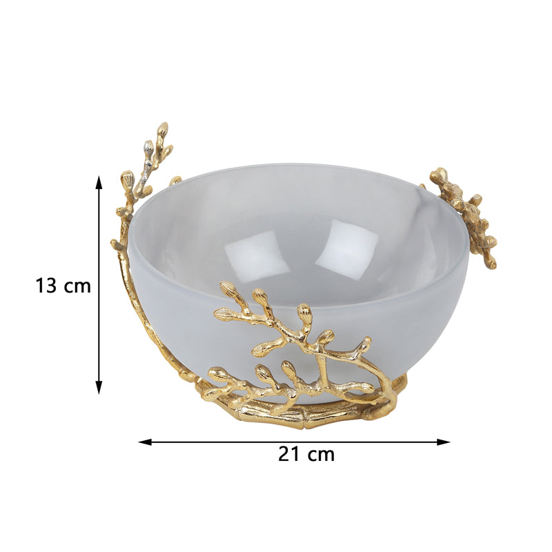 Buy Roscoe Branched Accent Bowl - Grey Accent Bowls & Trays from Vaaree