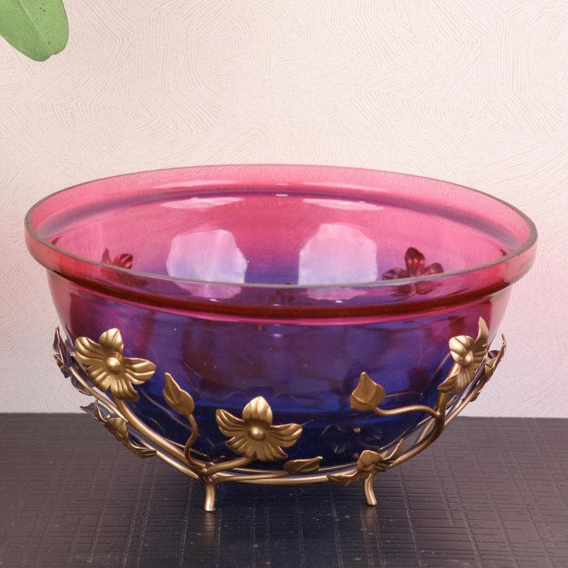 Buy Accent Bowls & Trays - Oakley Floral Spread Decorative Bowl at Vaaree online