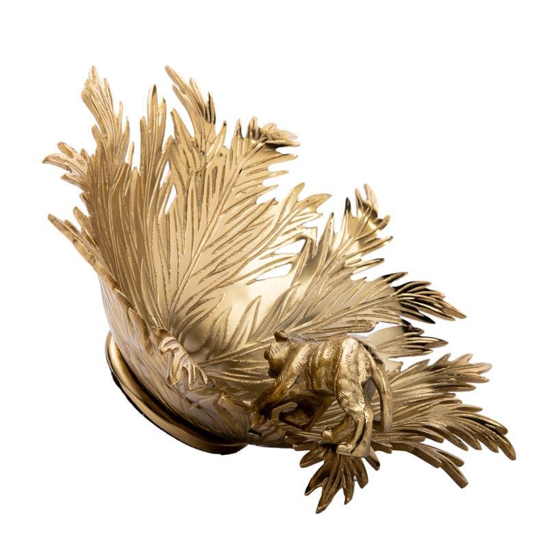 Buy Panther Feast Accent Bowl - Gold Accent Bowls & Trays from Vaaree