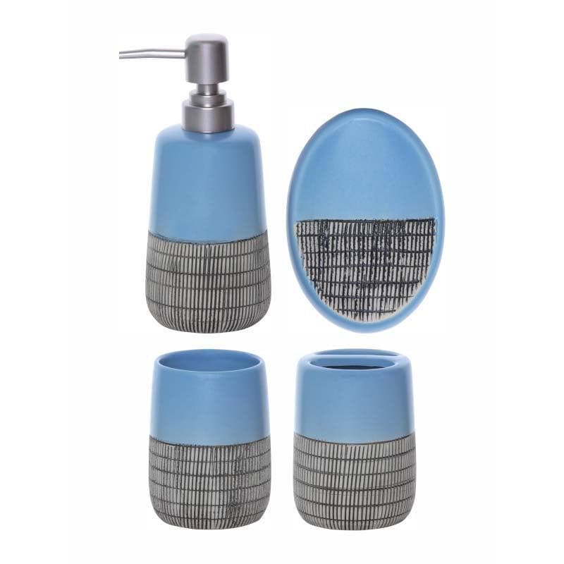 Buy Topaz Bathroom Set - Set Of Four Accessories & Sets from Vaaree