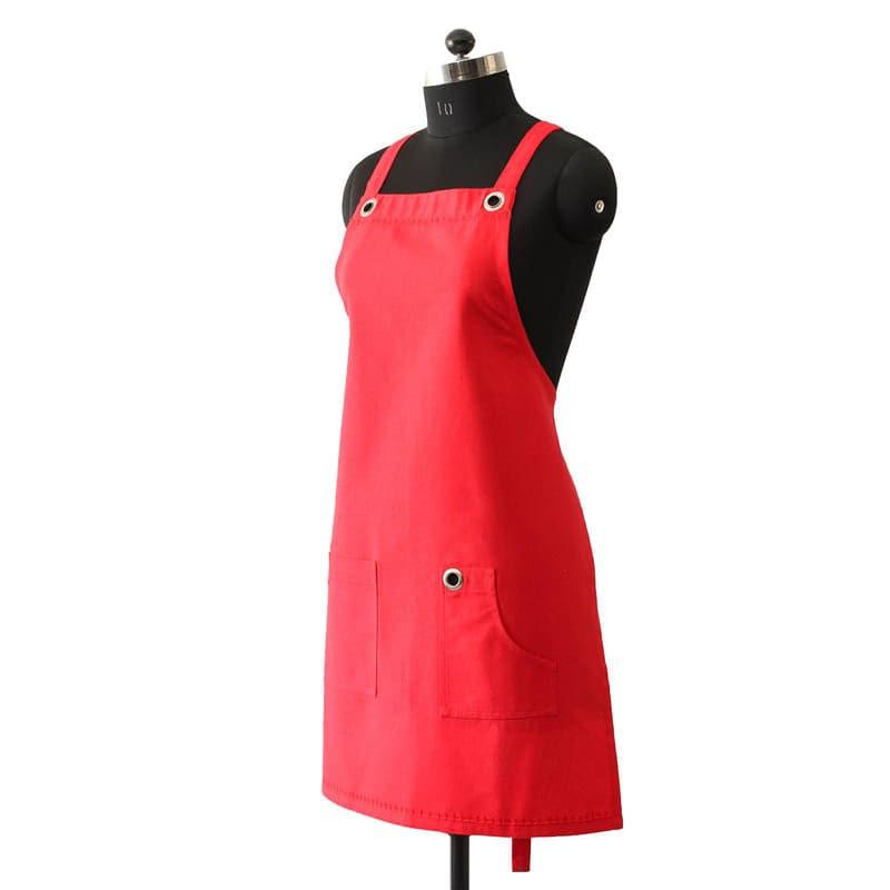 Buy Spring Clean Apron - Red Apron from Vaaree