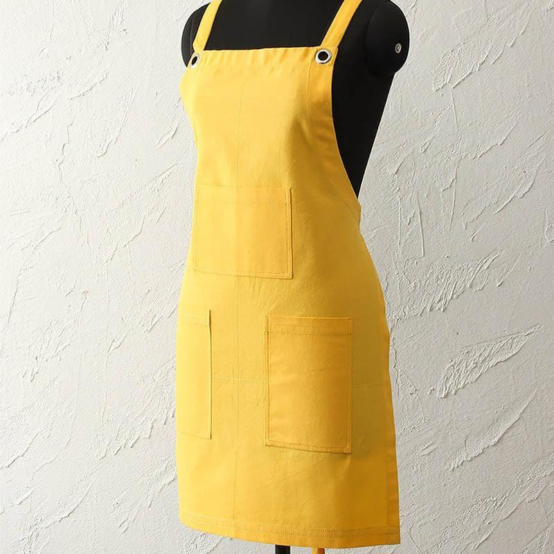 Buy Meringues Apron - Yellow Apron from Vaaree