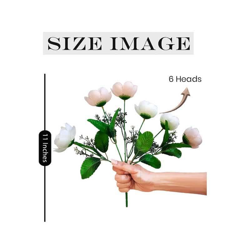 Buy Anemone Peony Floral Stick - Blush Artificial Flowers from Vaaree