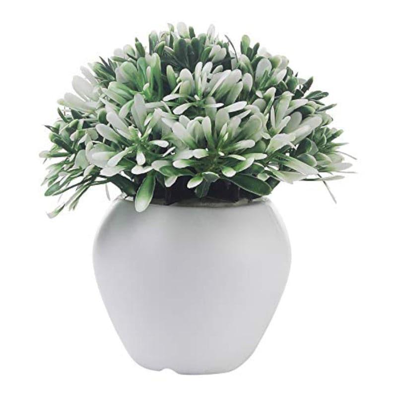 Buy Chlora Faux Plant In Apple Pot - Set Of Three Artificial Flowers from Vaaree