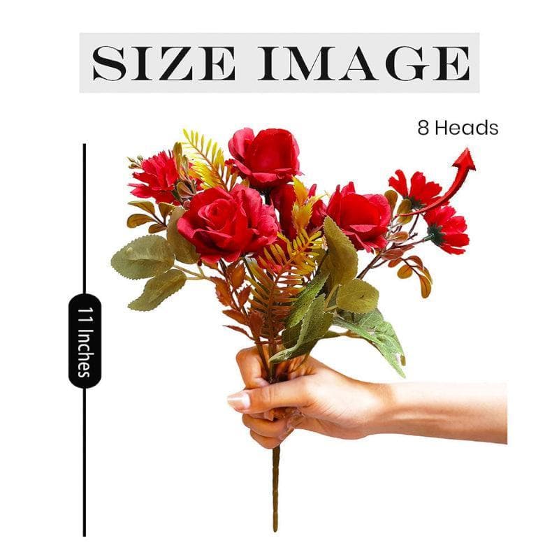 Buy Edelle Rose Floral Stick Artificial Flowers from Vaaree