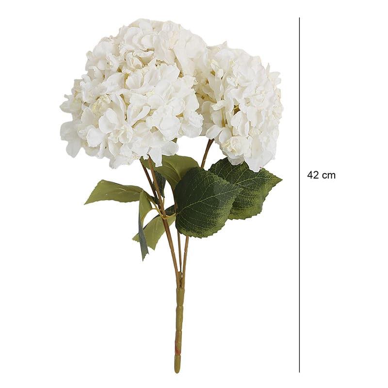 Artificial Flowers - Faux Albidus Floral Bunch - White
