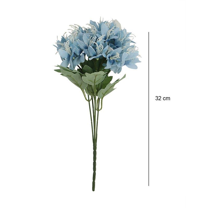 Artificial Flowers - Faux Amaryllis Bunch (Blue) - Set Of Two