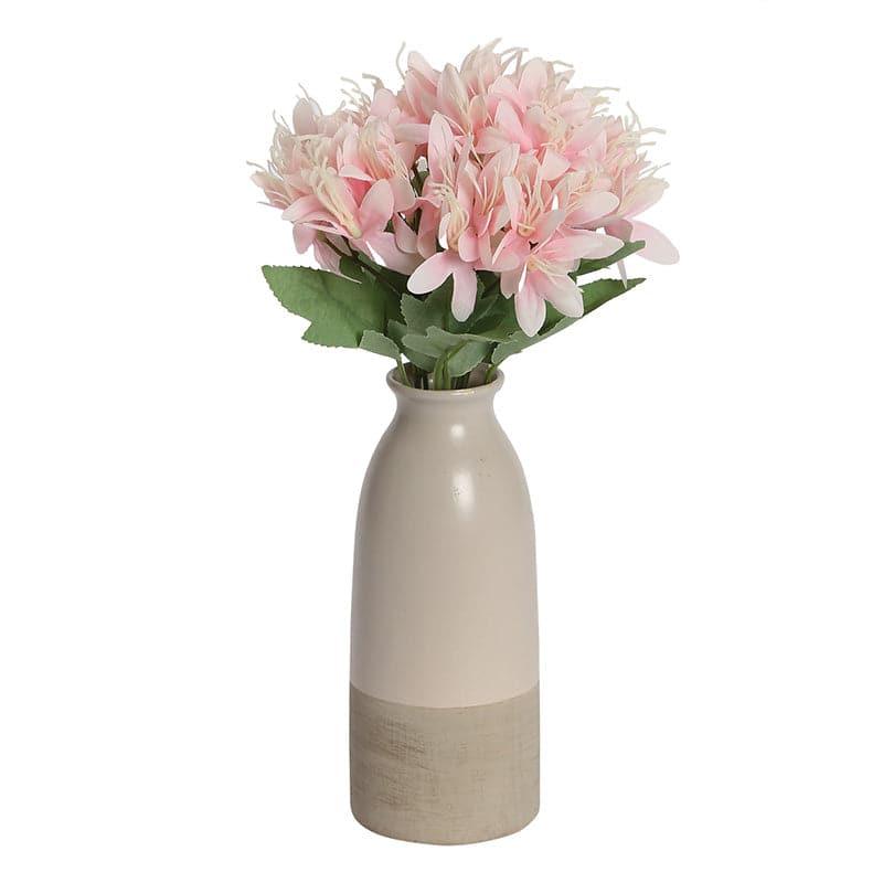 Buy Faux Amaryllis Daisy Bunch (Light Pink) - Set Of Two Artificial Flowers from Vaaree