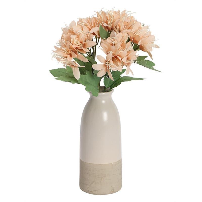 Buy Faux Amaryllis Daisy Bunch (Peach) - Set Of Two Artificial Flowers from Vaaree